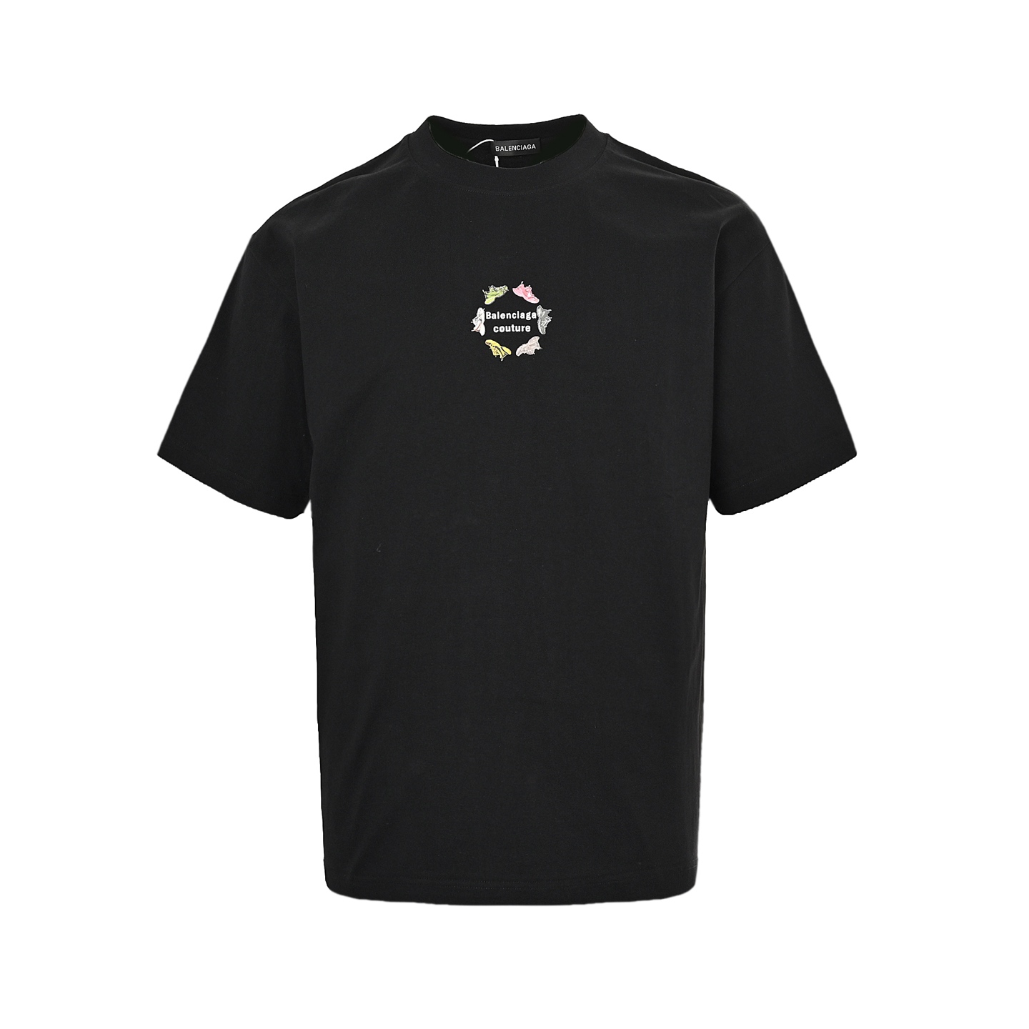 25ss Daddy Shoes Letter Print Short Sleeve T-shirt