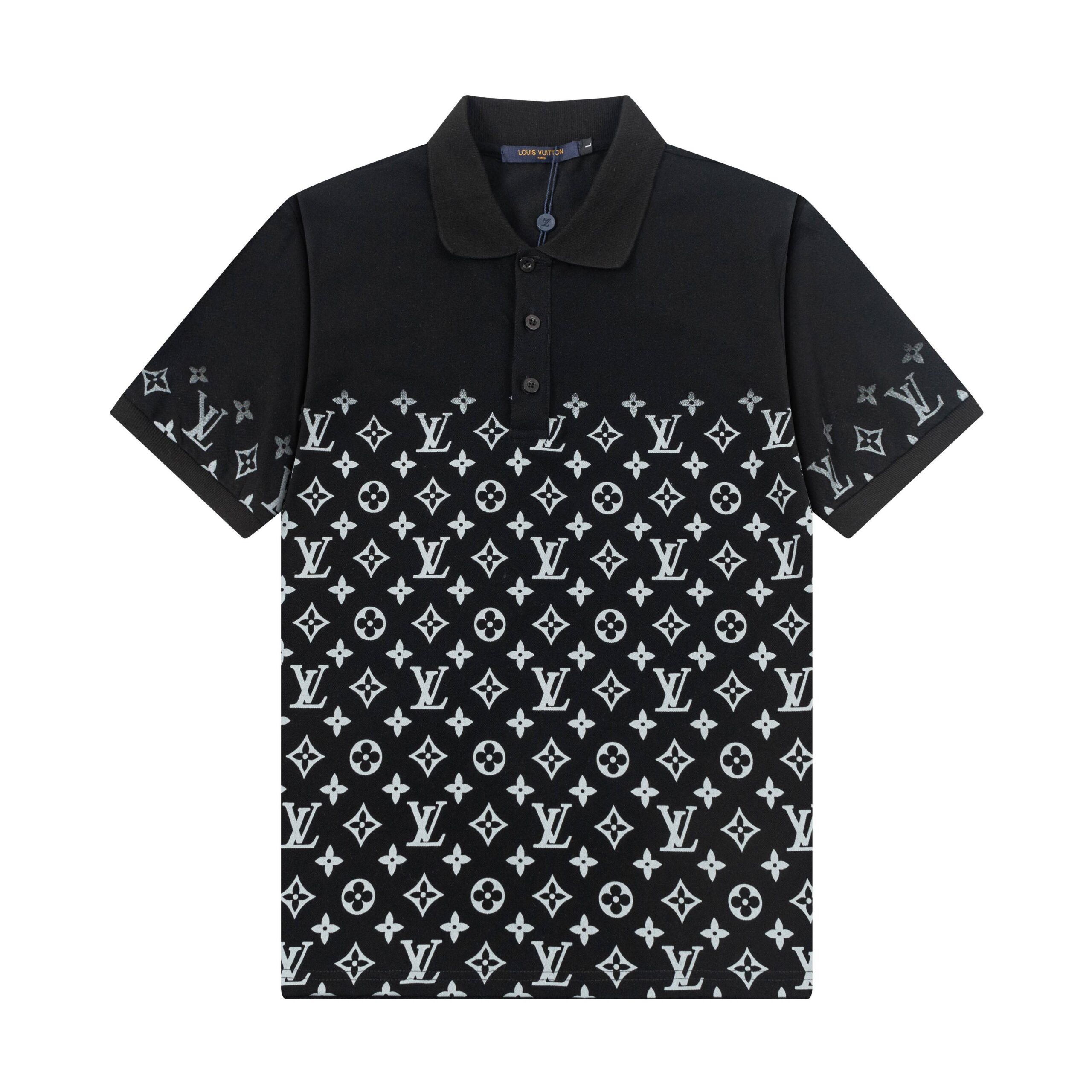 New Gradient Print Polo Shirt