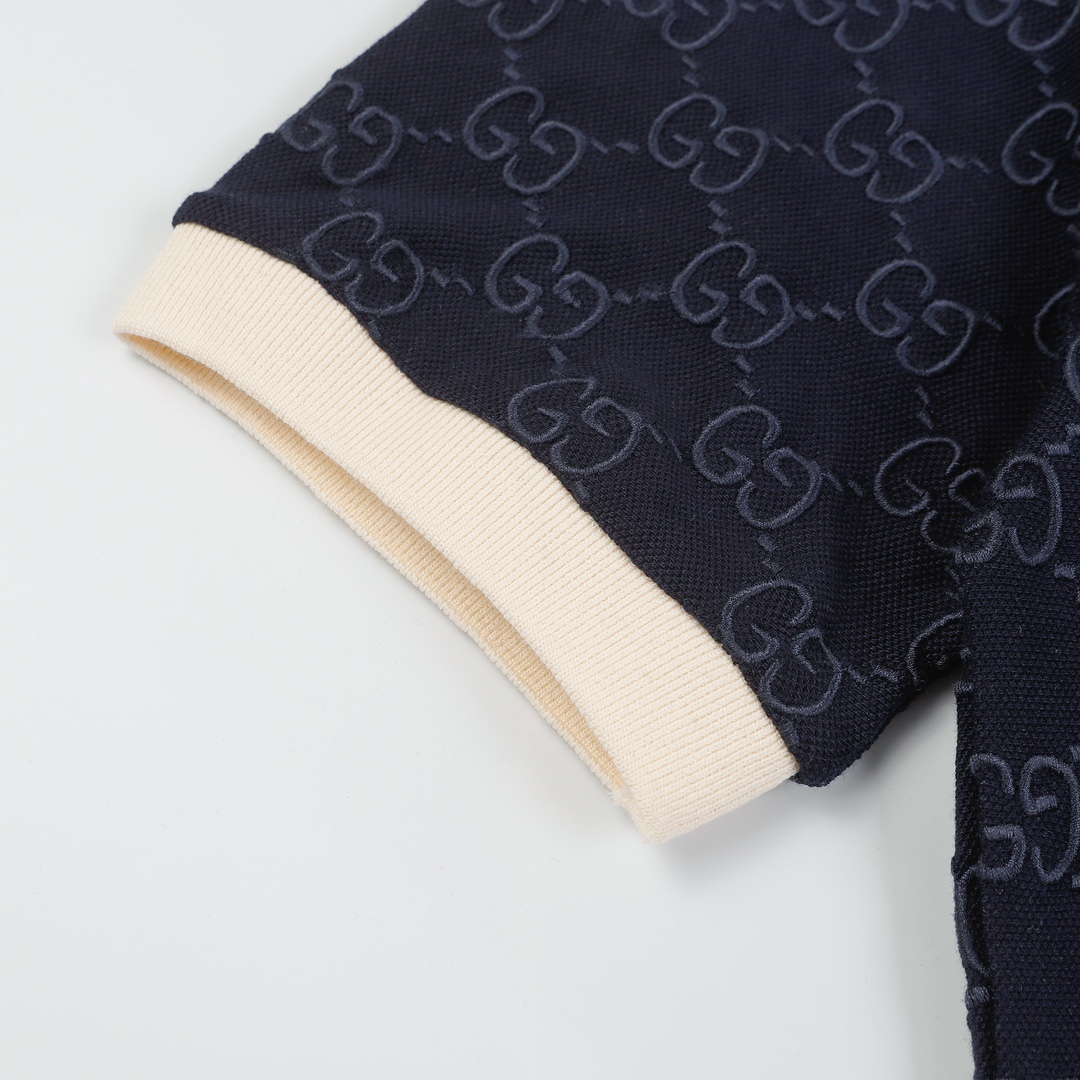 New Embroidered Polo Short-Sleeved Shirt