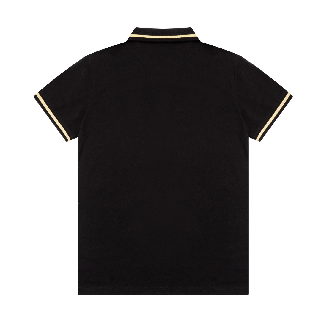 Gold Embroidery Polo Shirt