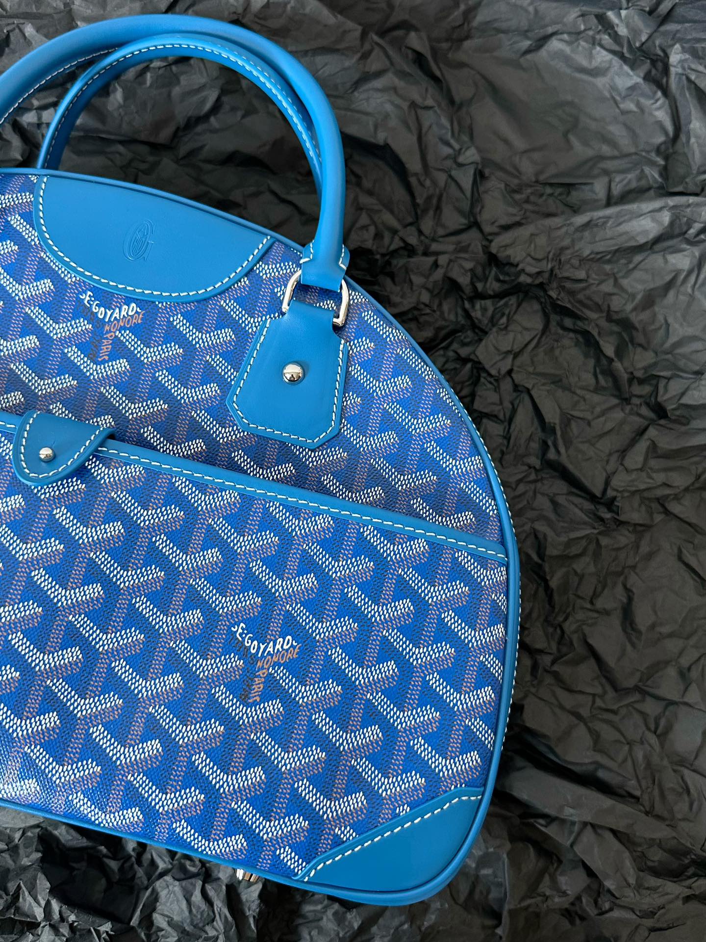 Medium Blue Canvas Bowling Ball