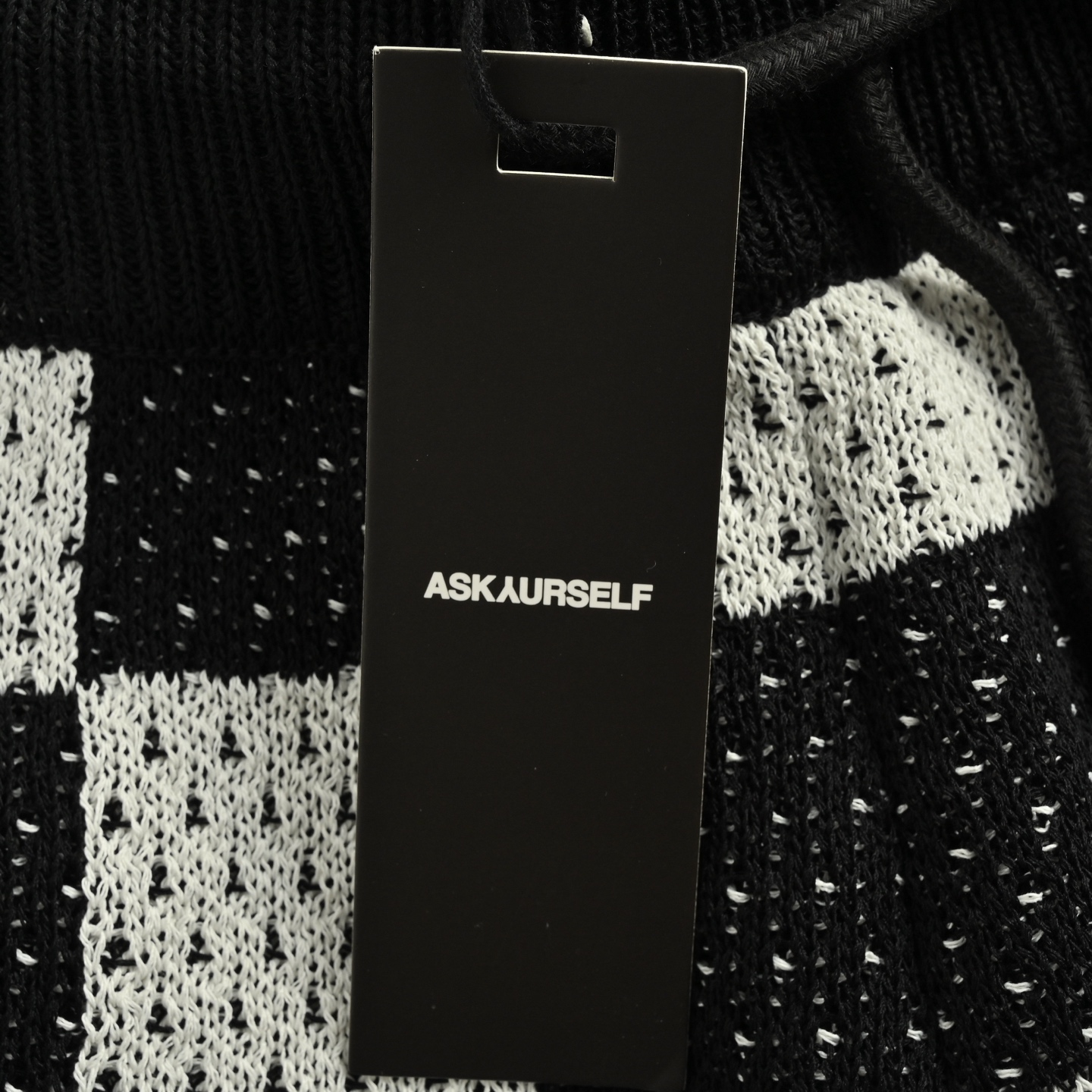 25SS Checkered Knit Shorts