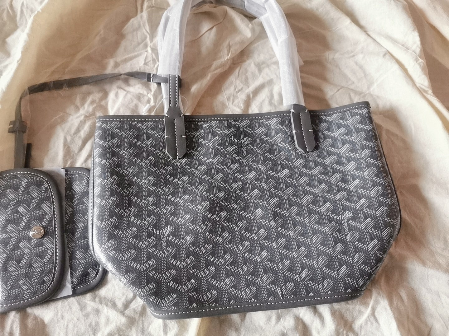 Mini 38CM Grey Canvas Bag