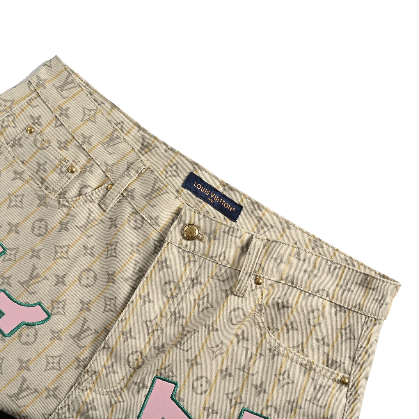 Japanese short sleeve denim shorts