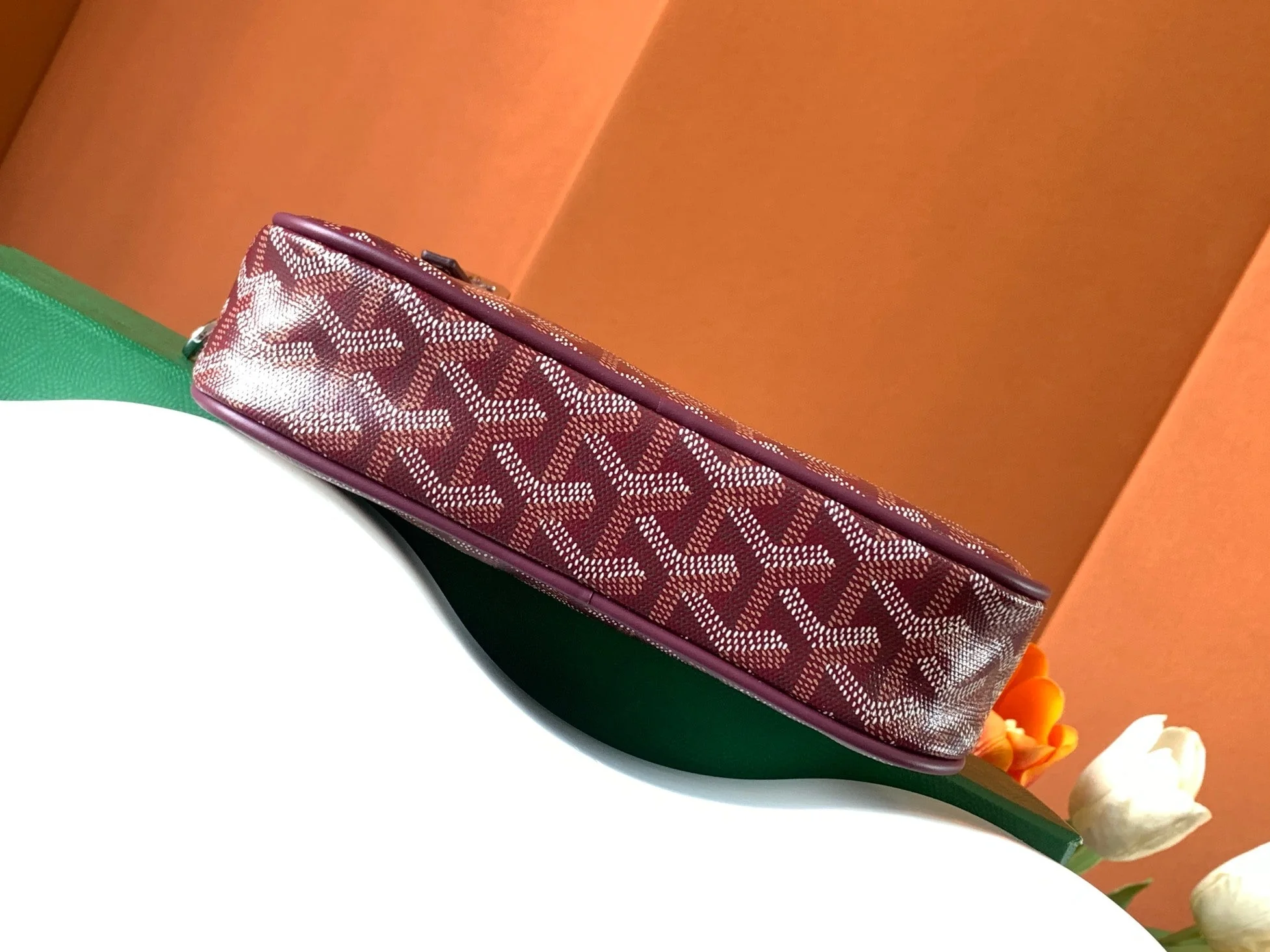 Toast Bag 21cm Burgundy Canvas