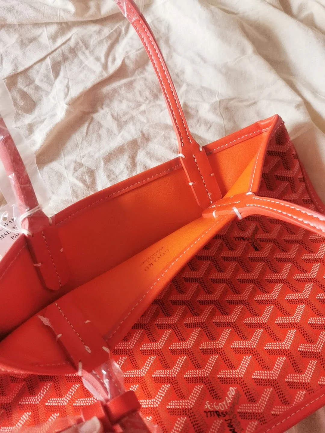 Mini 38CM Red Canvas Bag