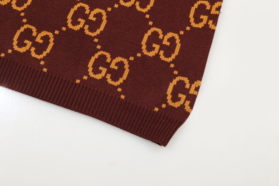 New Alphabet Jacquard Crew-Neck Sweater