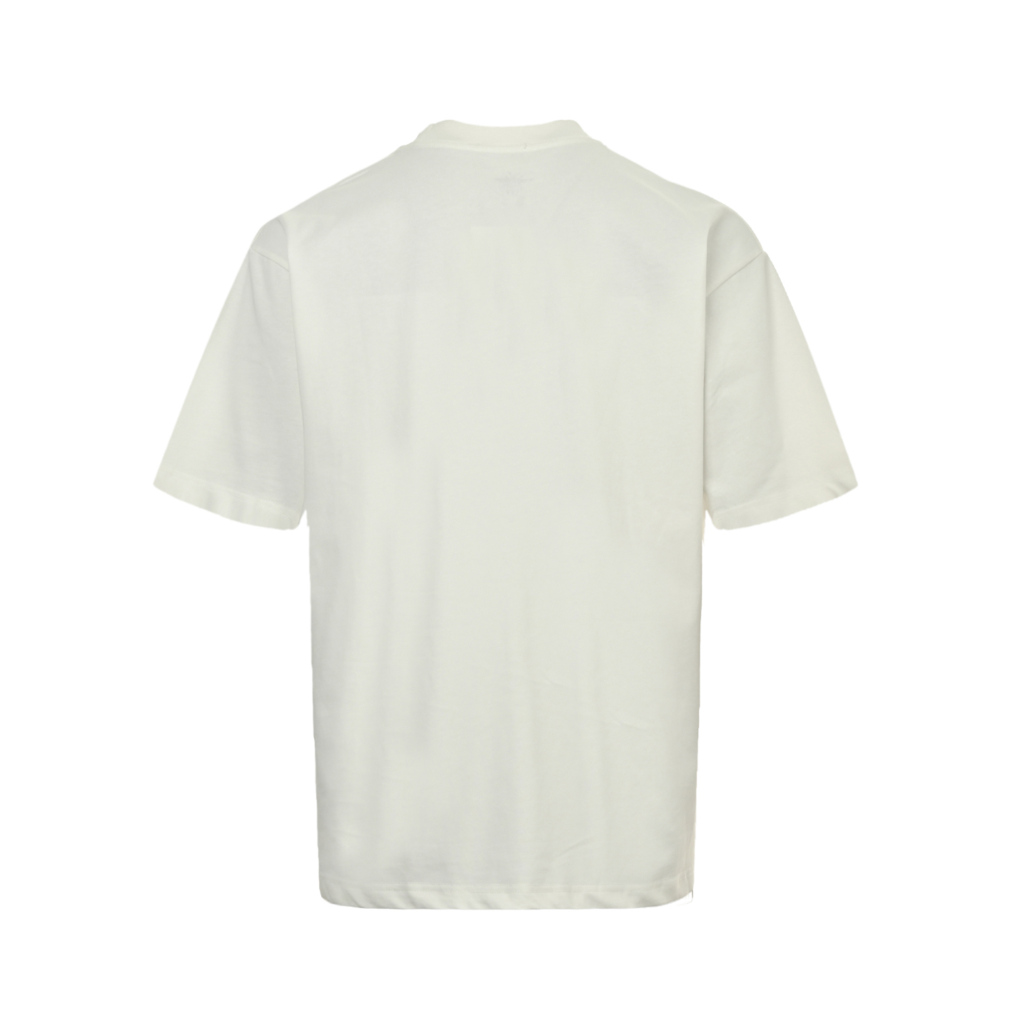 Damaged letter print short sleeves