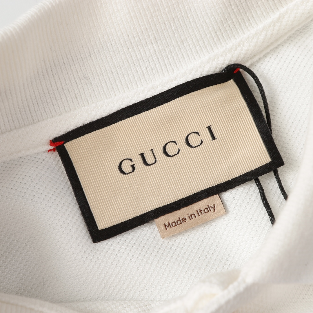 Cartoon Letter Embroidered Polo Shirt