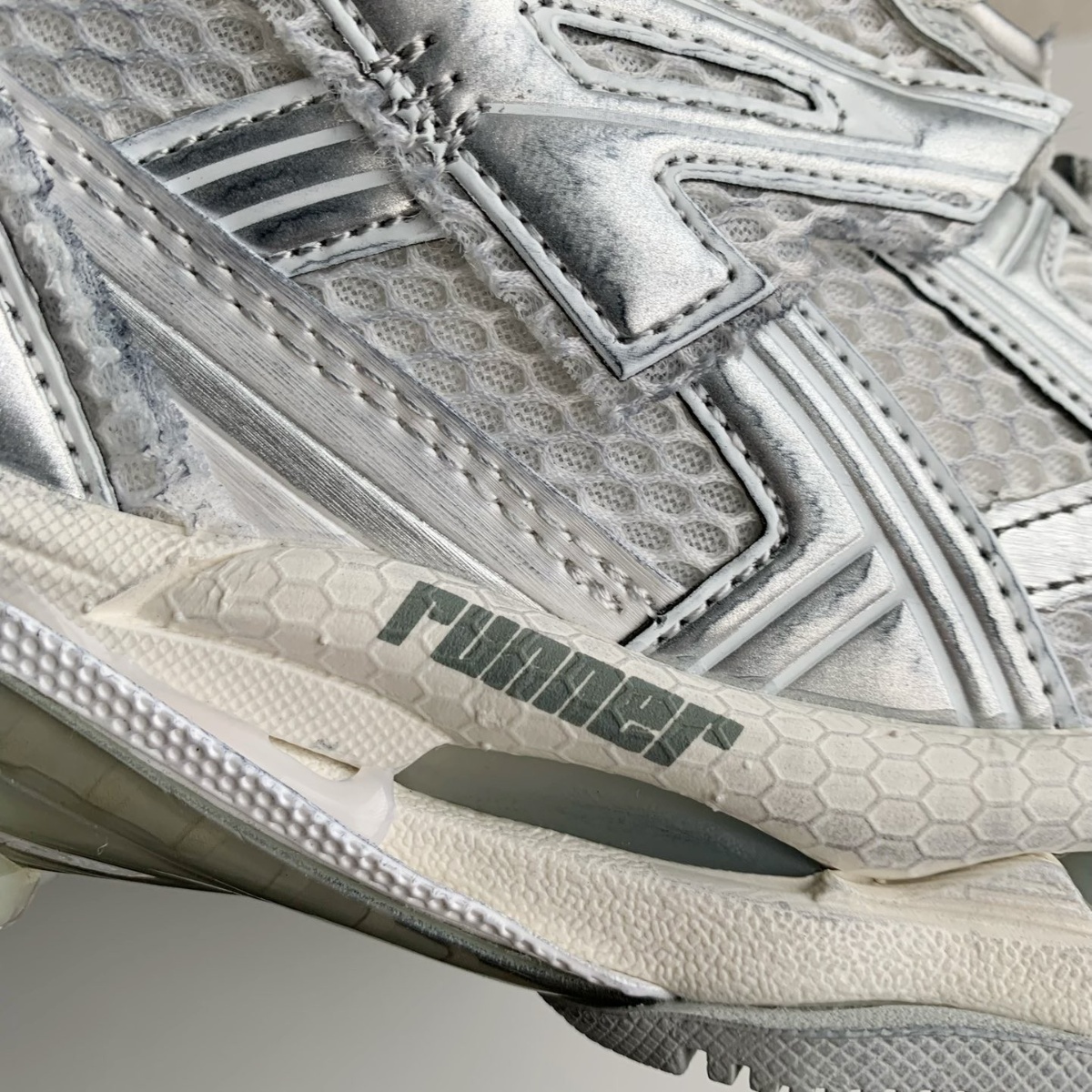 Runner Leather Free White