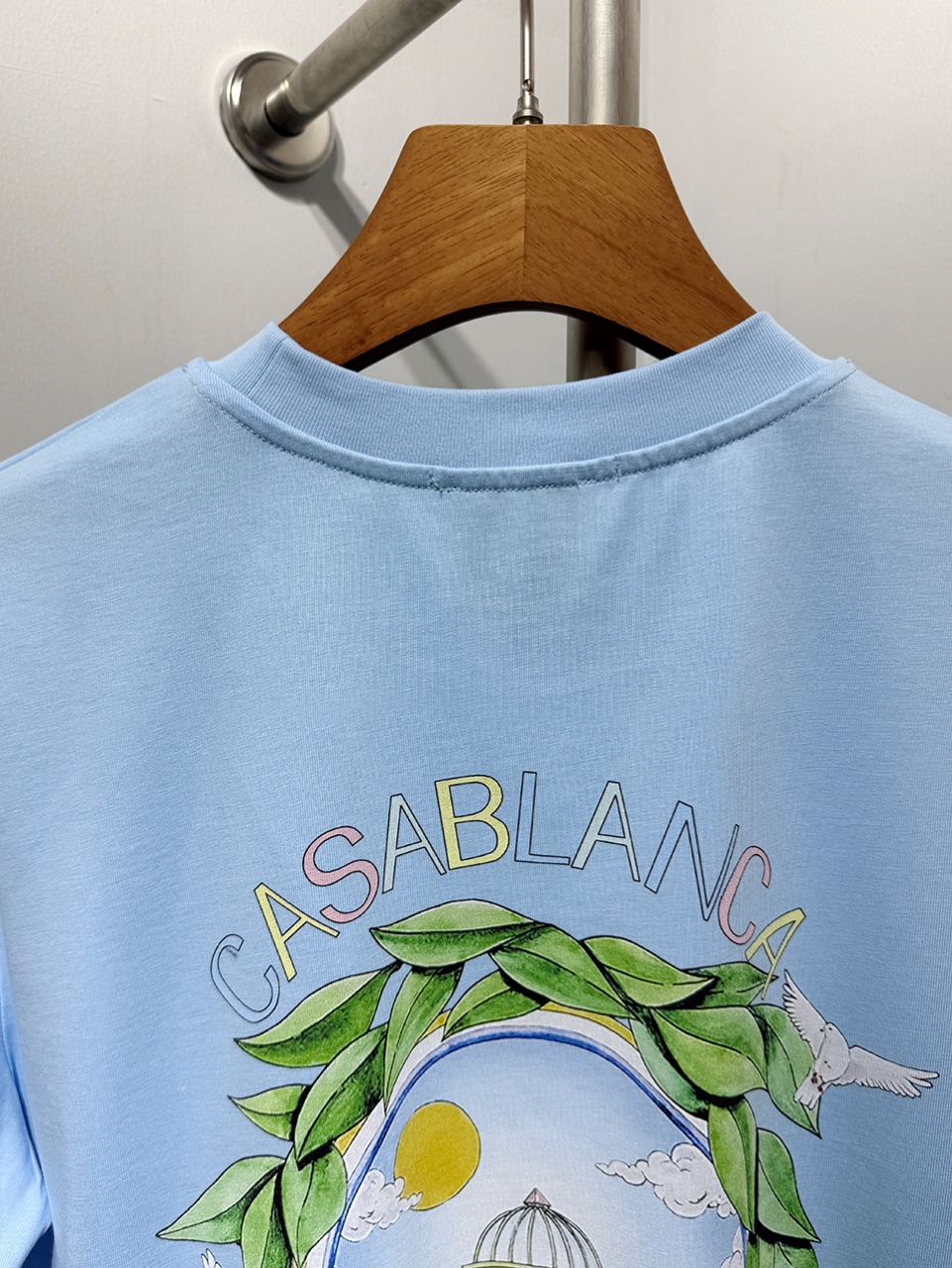 Casablanca Digital printed round neck T-shirt