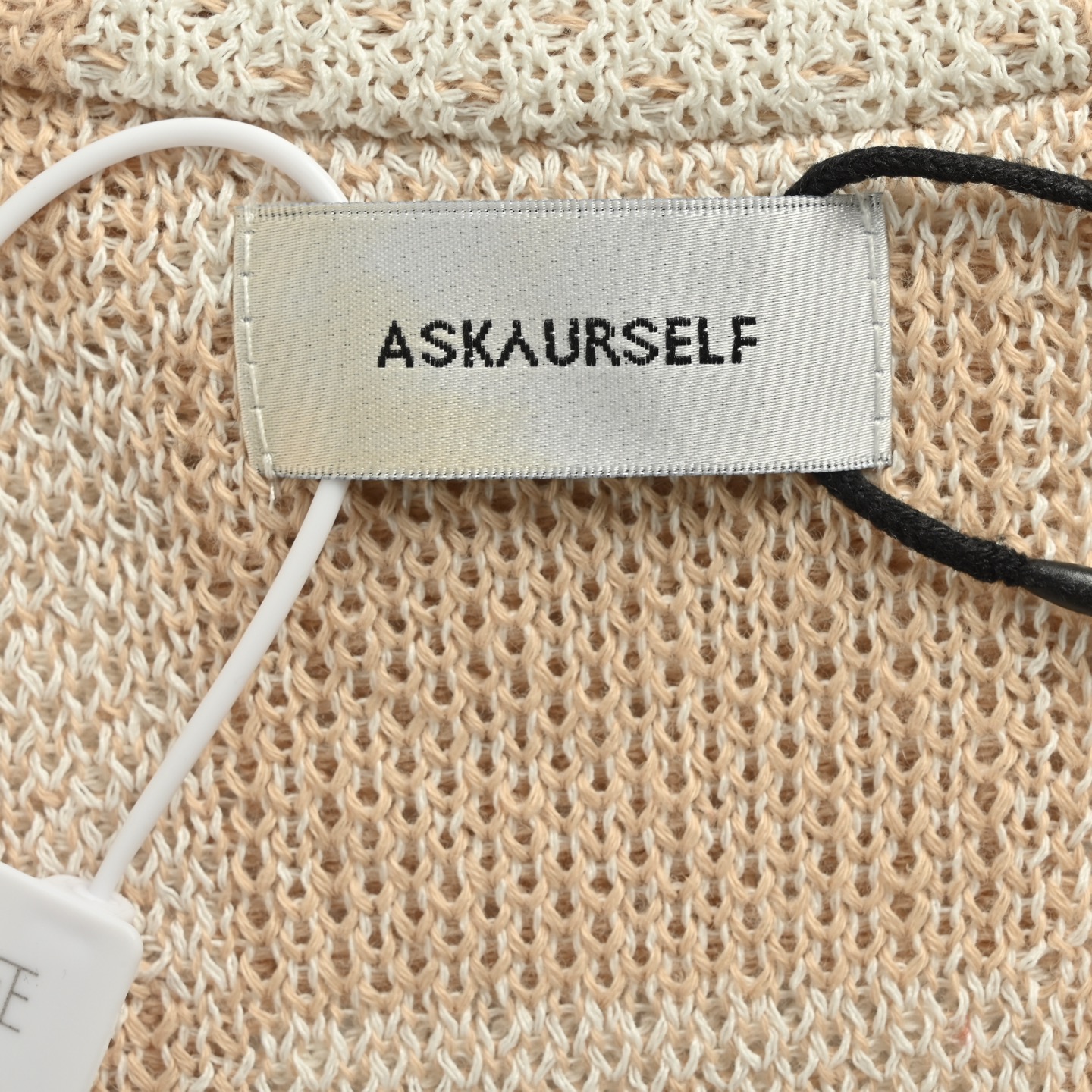 25SS Checkered Knit Short Sleeve Shirt