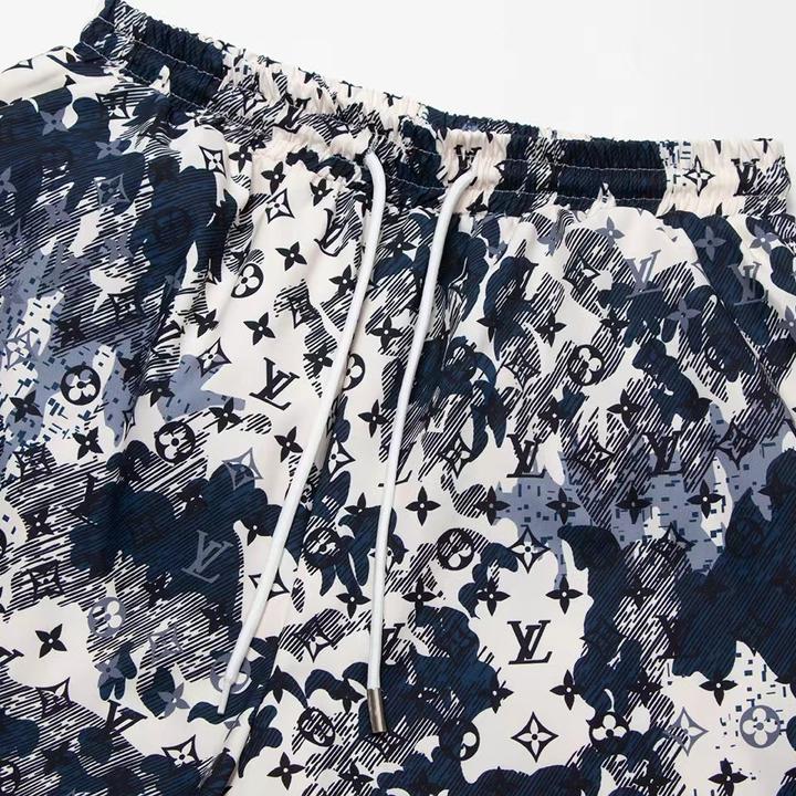 Full-print casual beach shorts