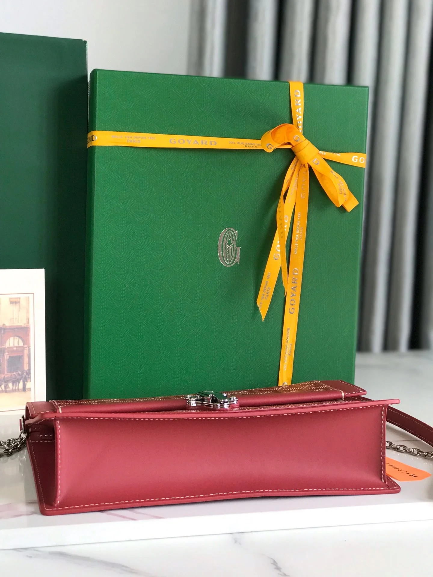 25 In Red Canvas And Smooth Calfskin