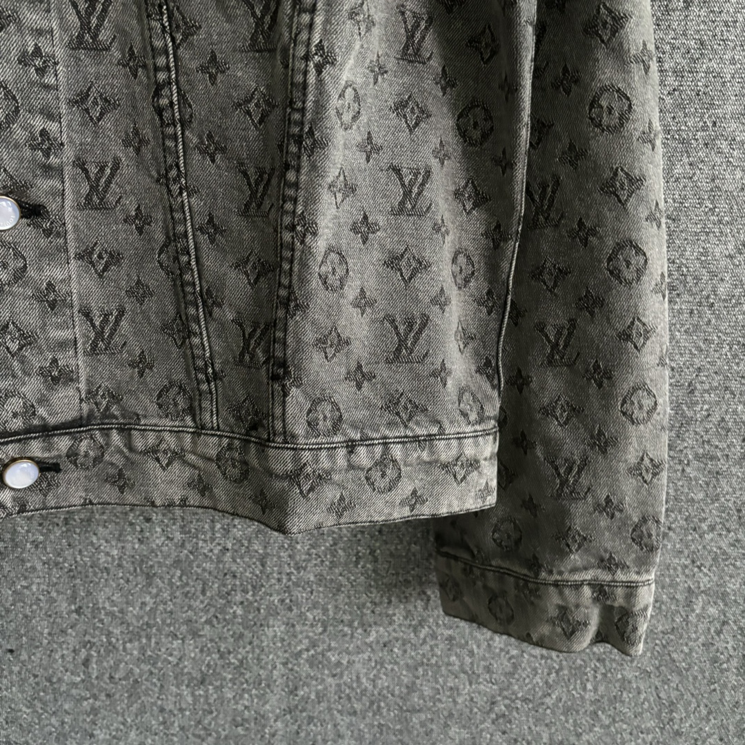 Heavy Jacquard Denim Jacket