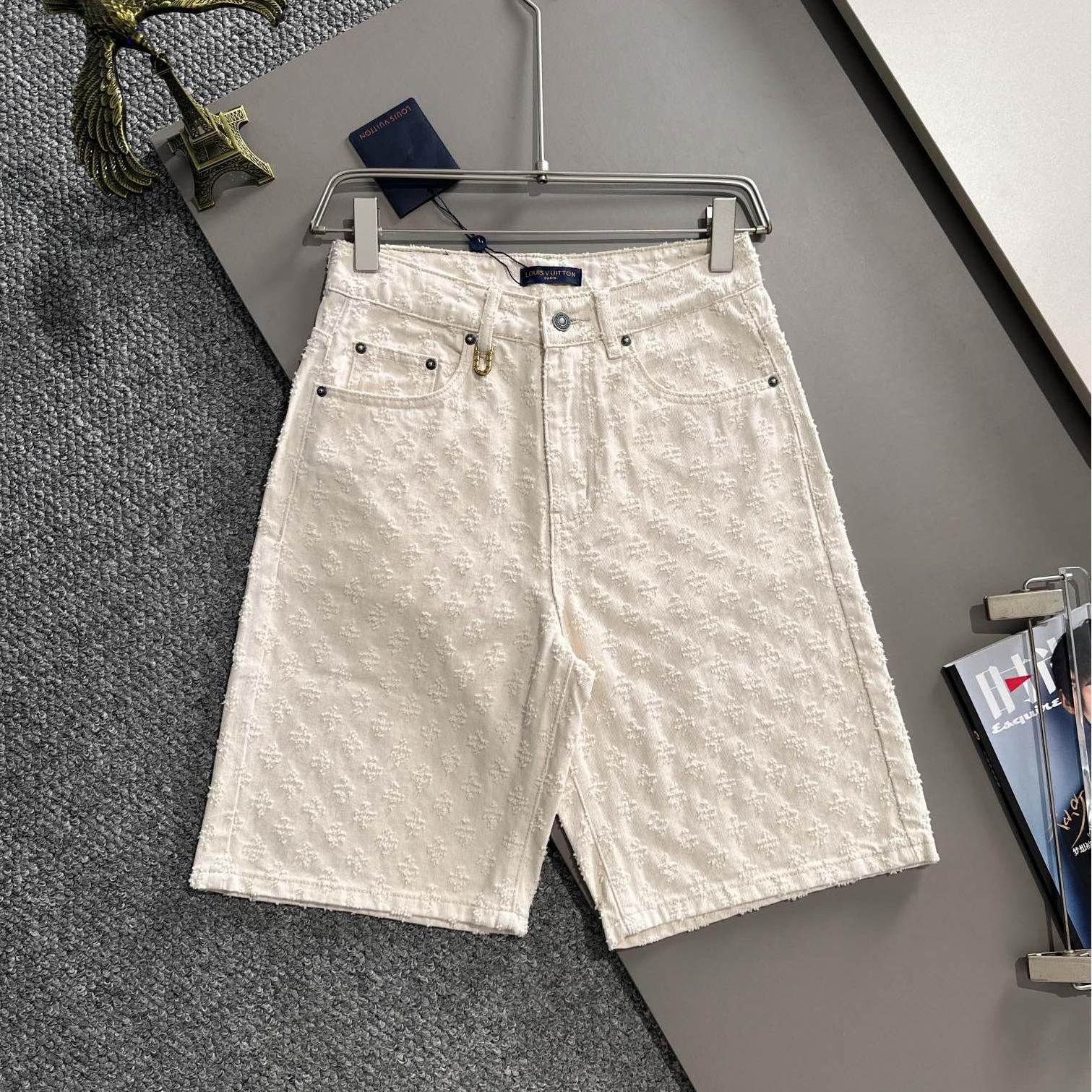 Old Fashioned Jacquard Denim Shorts