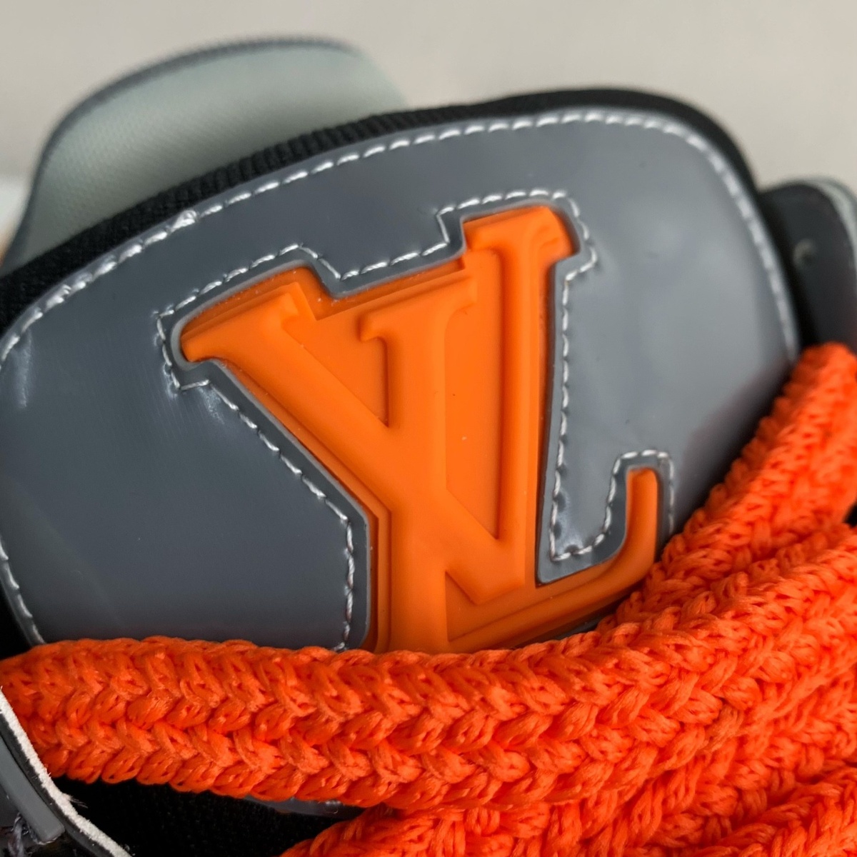 Trainer Maxi Black Orange Monogram