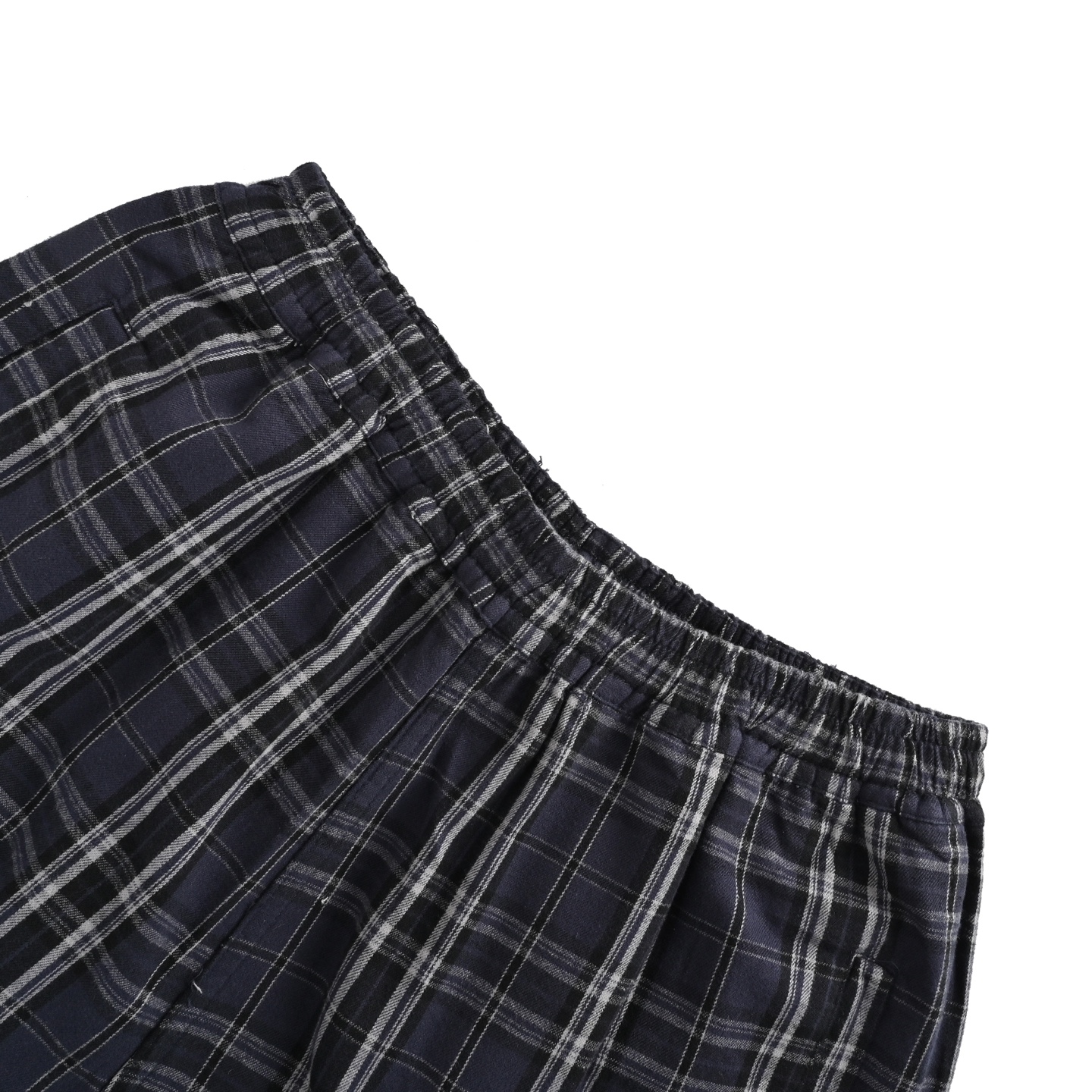 25ss check flannel trousers