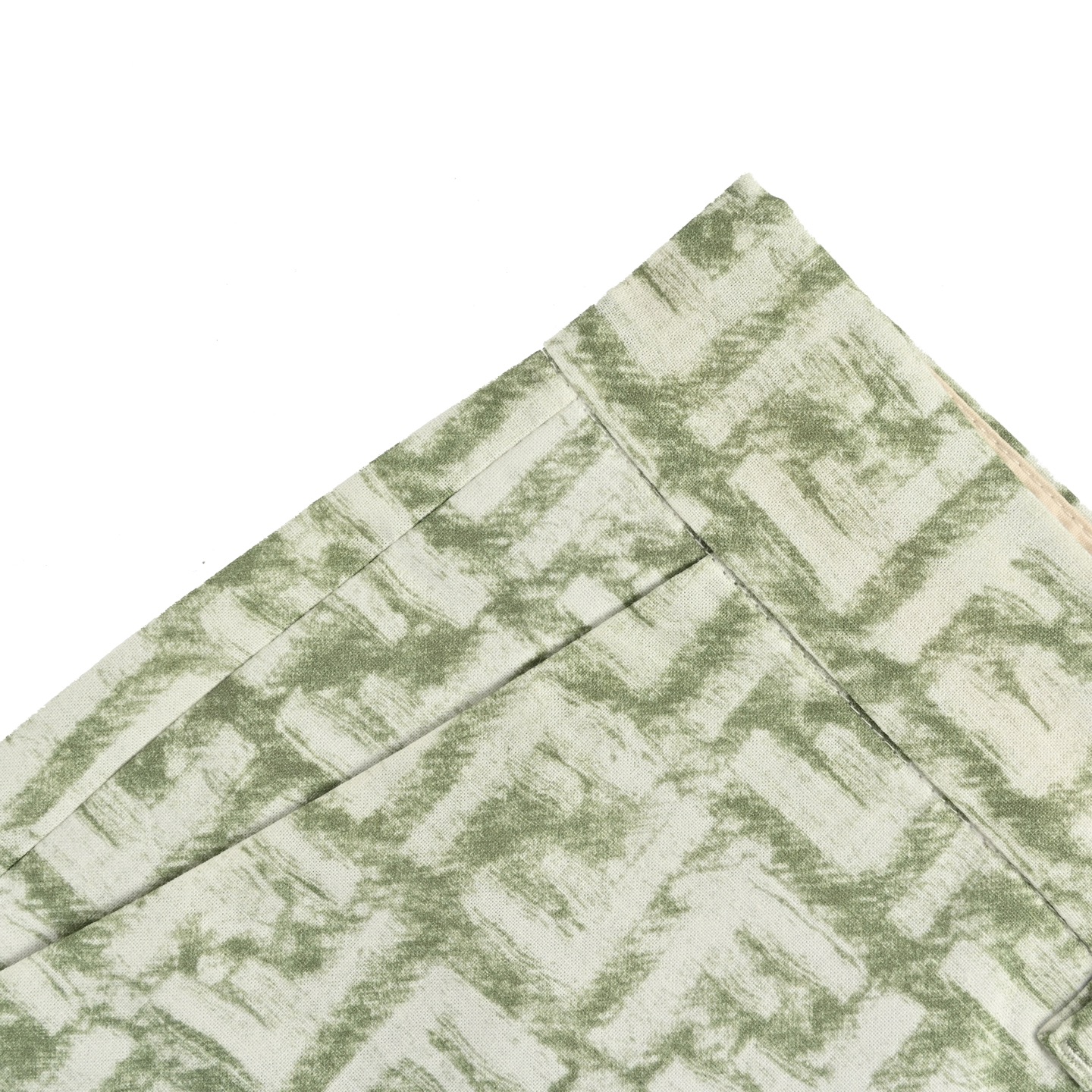 Green men's beach shorts