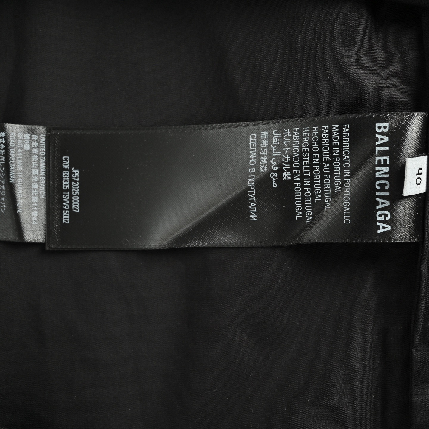 25SS Back Red Tape Short-Sleeve Shirt