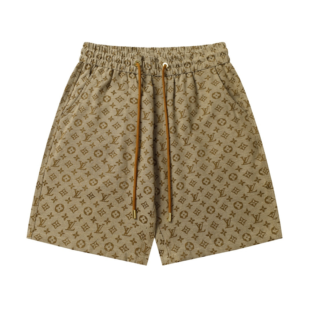 New cotton jacquard shorts