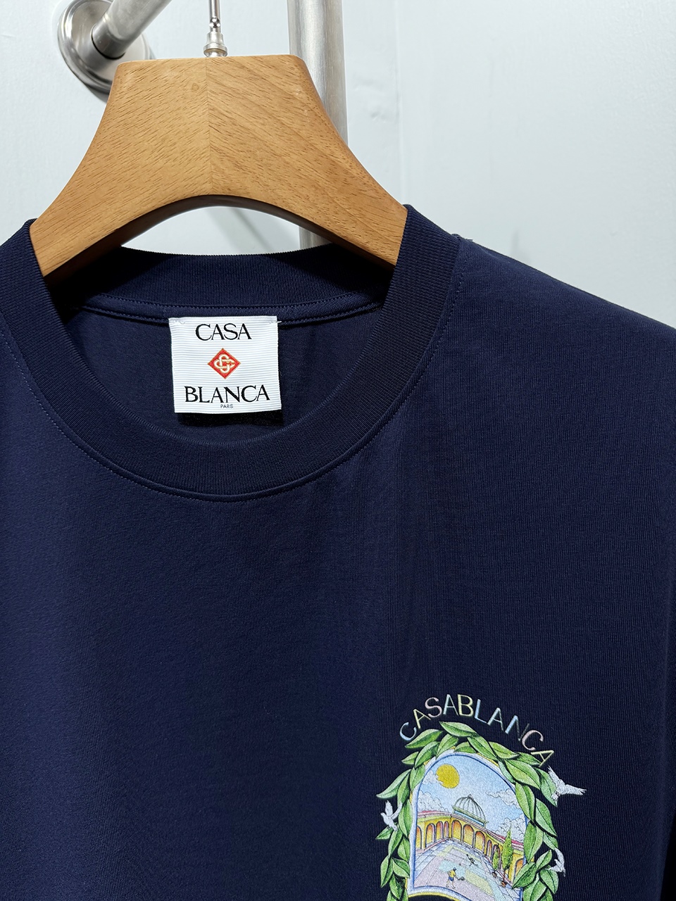 Casablanca Digital printed round neck T-shirt