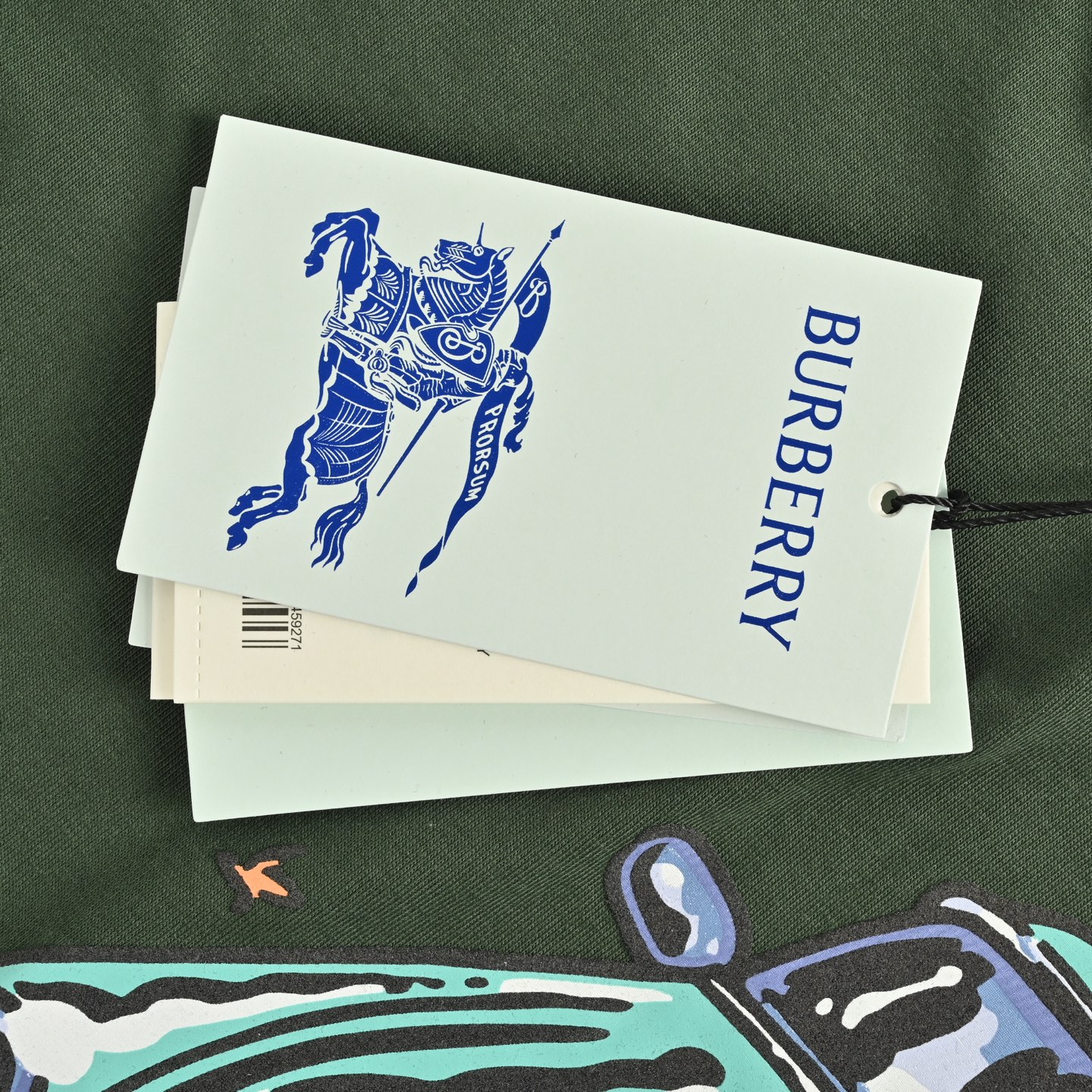 Classic car foam print short sleeve T-shirt