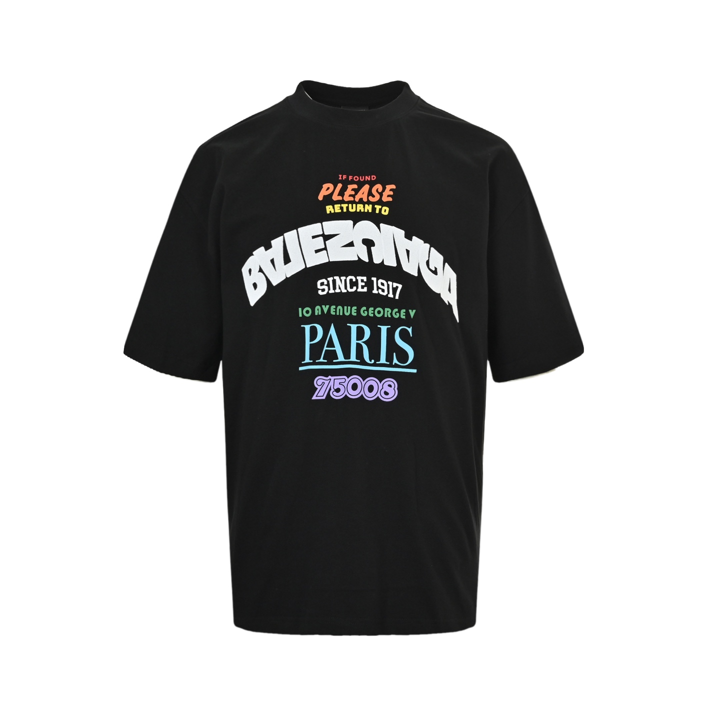 Lettering art print T-shirt