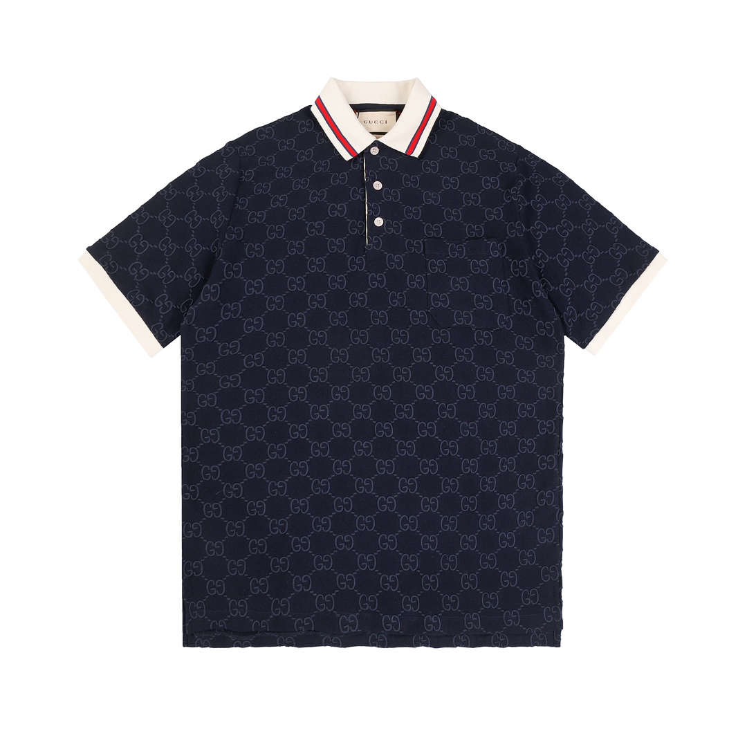 New Embroidered Polo Short-Sleeved Shirt