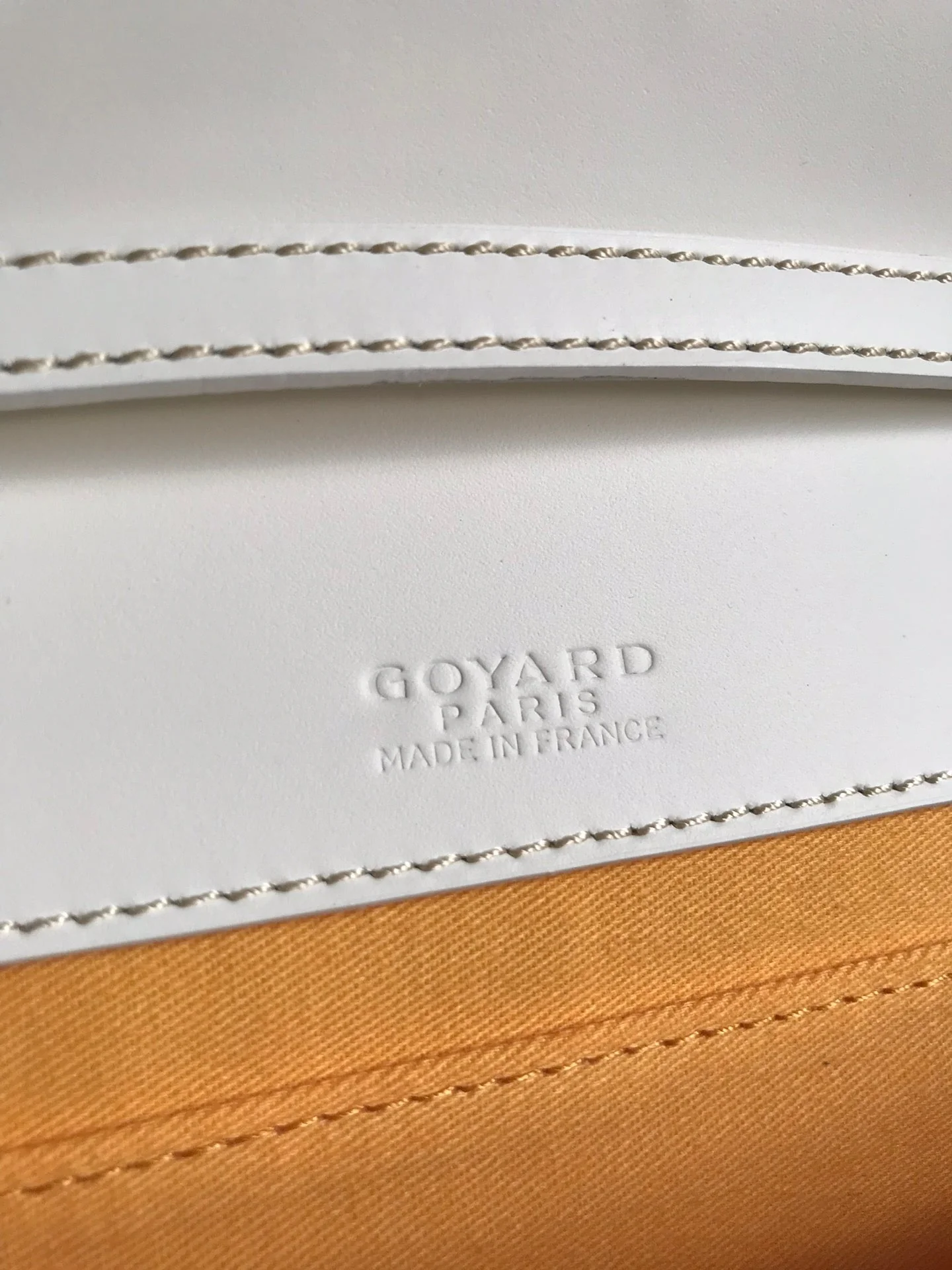 White Canvas Small Clutch