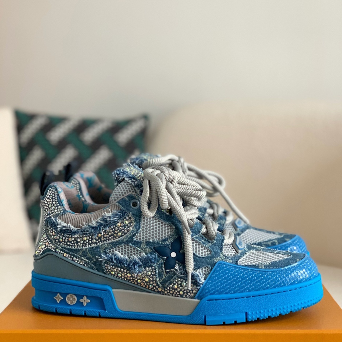 Skate Trainer Blue onogram