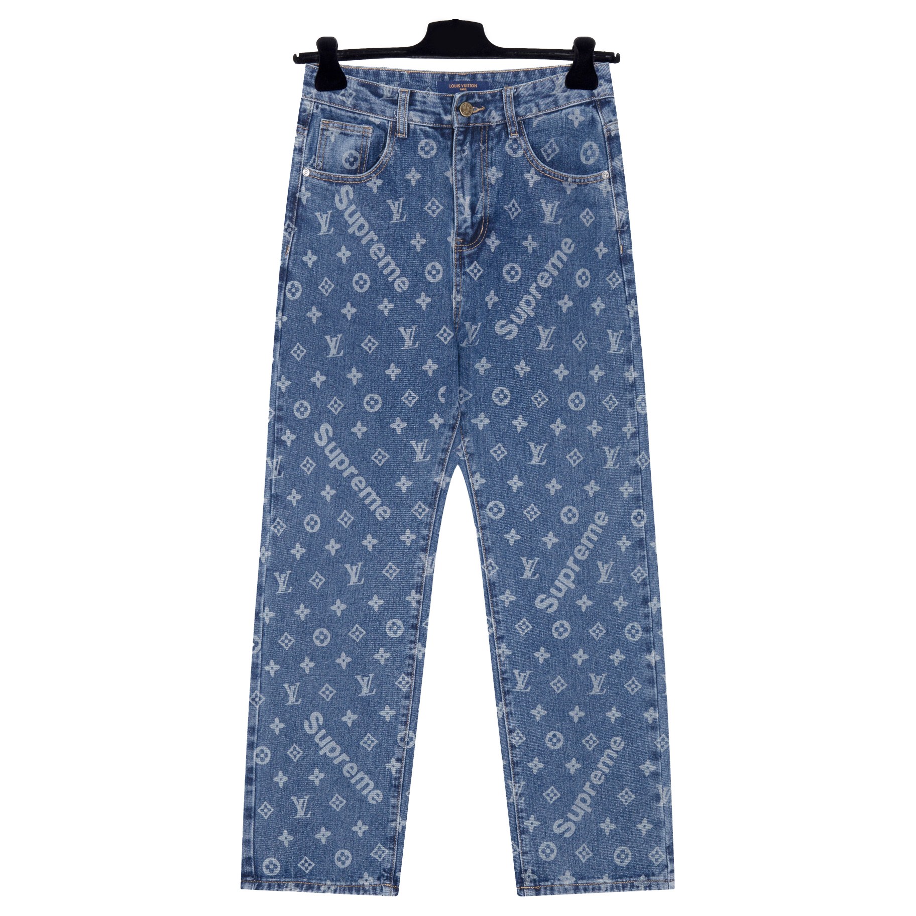 New Cargo Style Printed Jeans