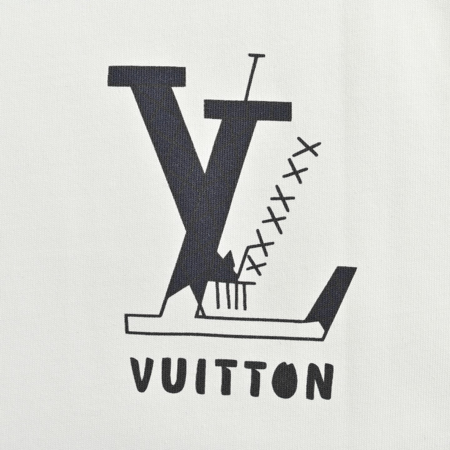 Back print short sleeve T-shirt