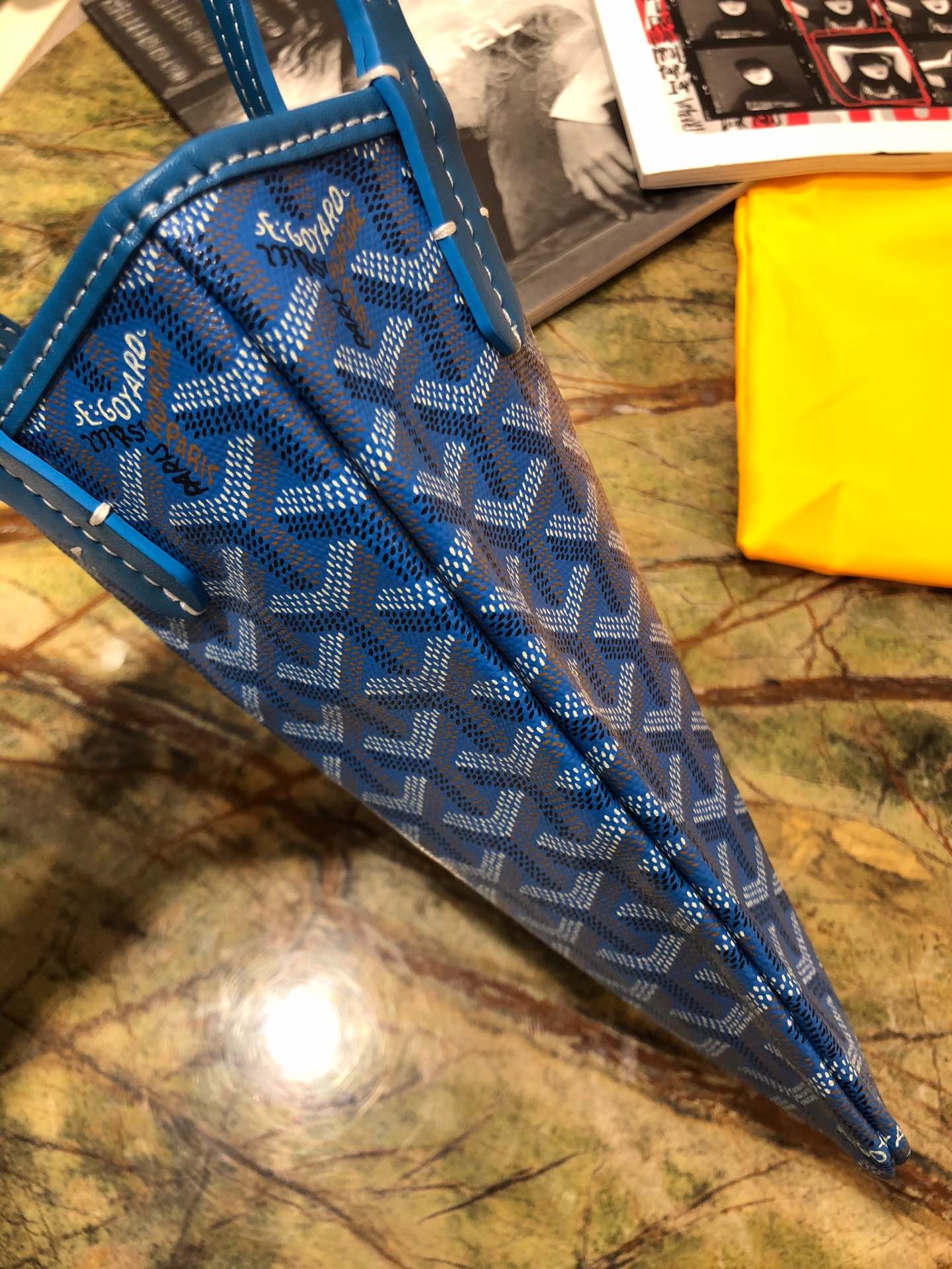 Shopping Bag 22cm Blue