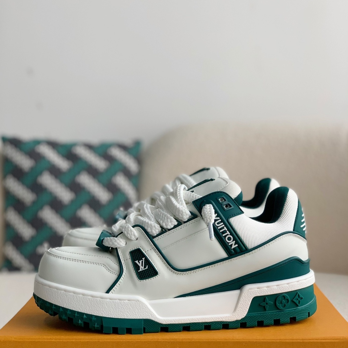Trainer Maxi Sneaker white Green