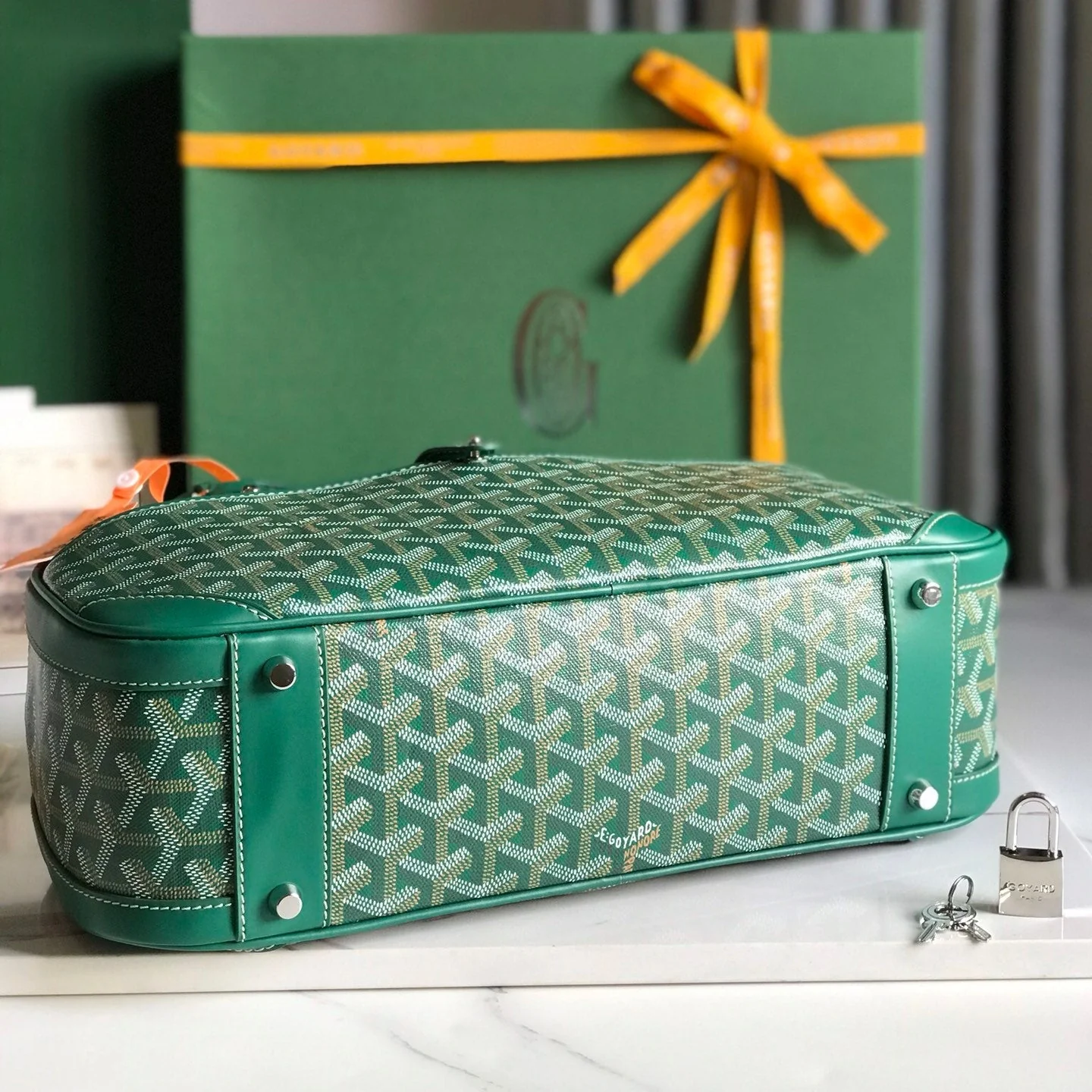 Green Calfskin Handbag