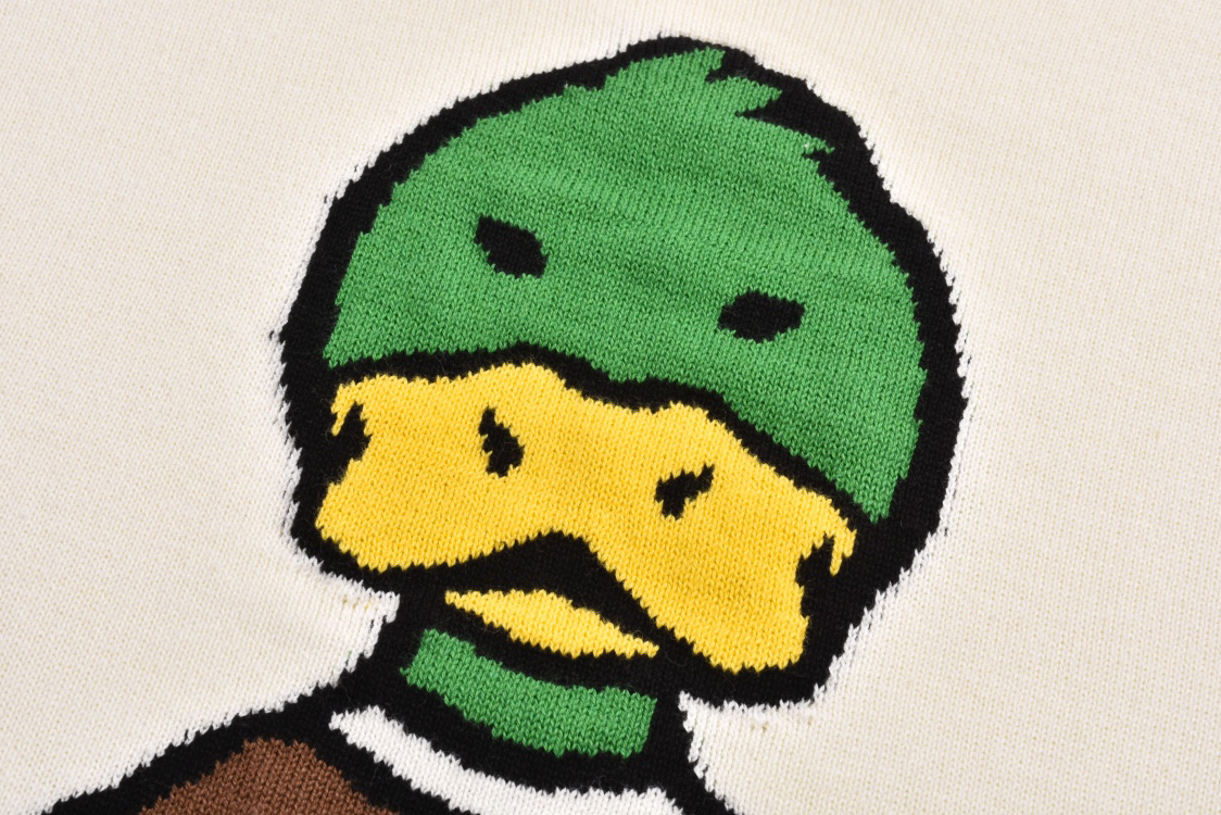 Duck Jacquard Knit T shirt