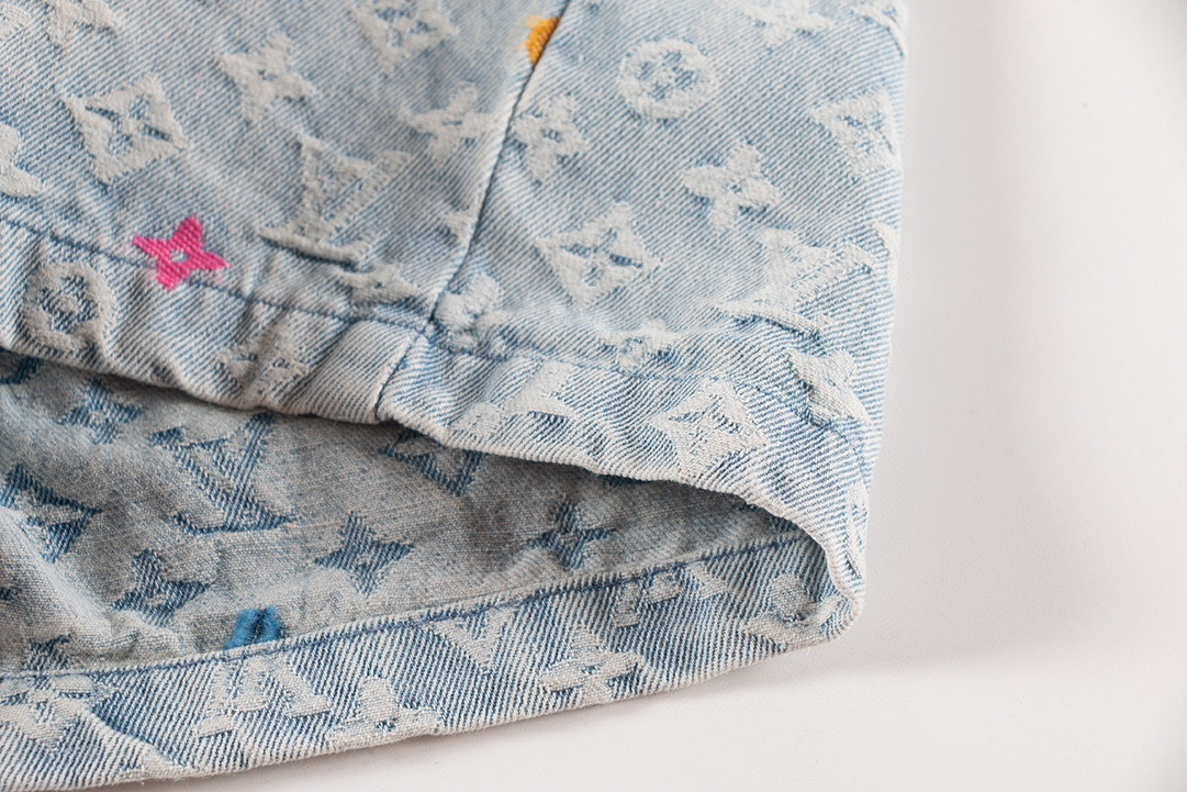 Tyler Collaboration Monogram Denim Shorts