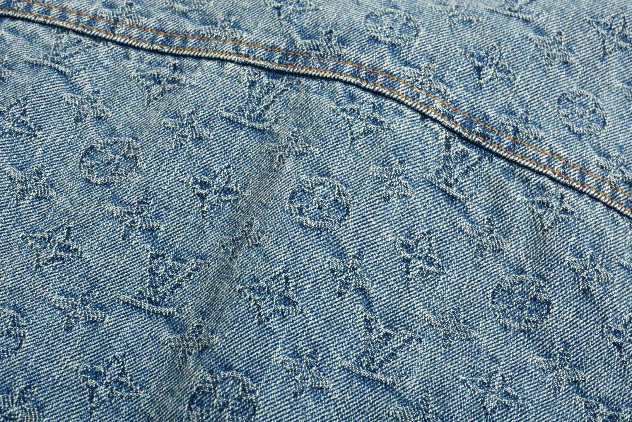 New Jacquard Denim Long Sleeve Jacket