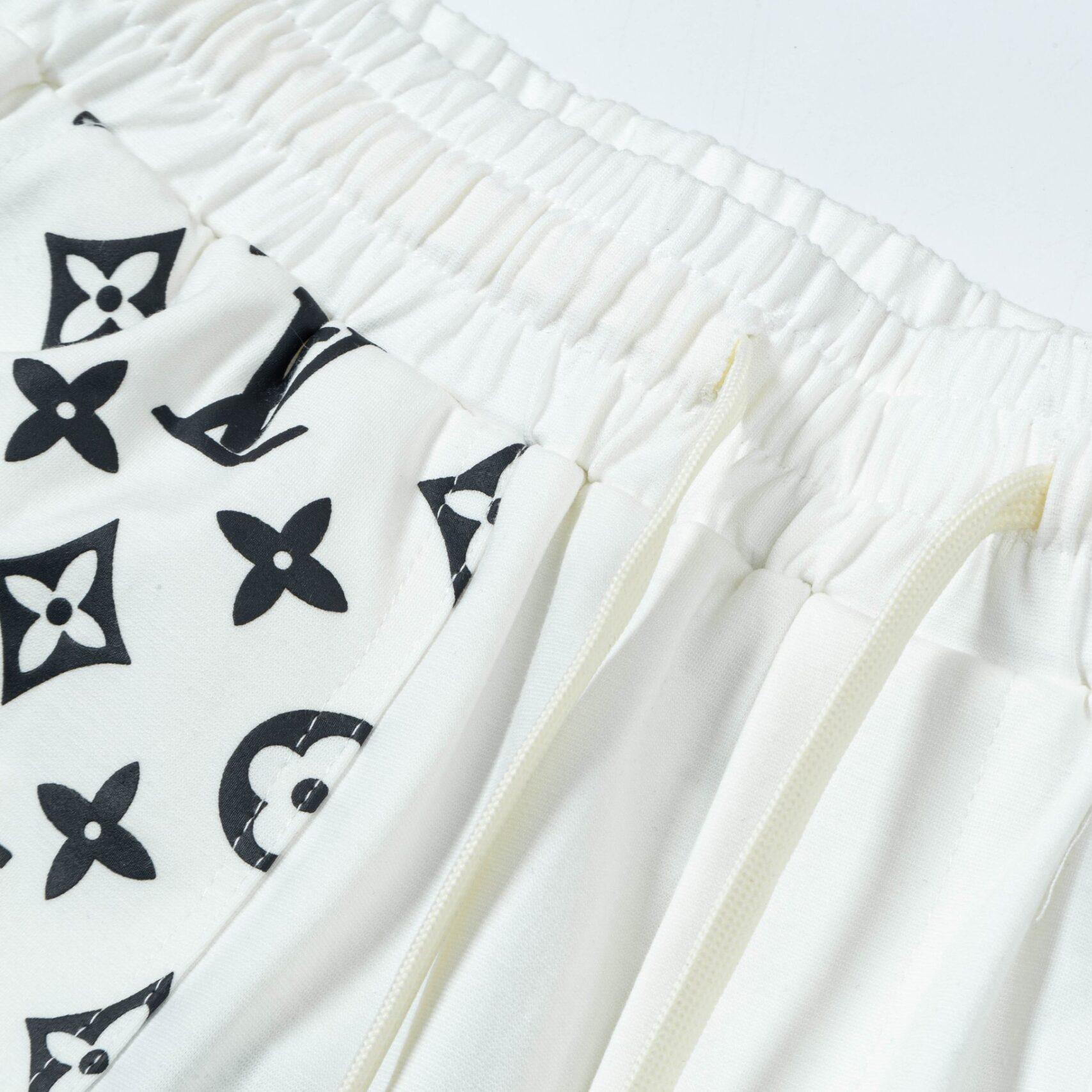 High craft printed knitted shorts