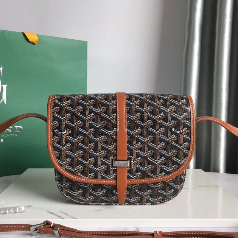 Black Brown Messenger Bag