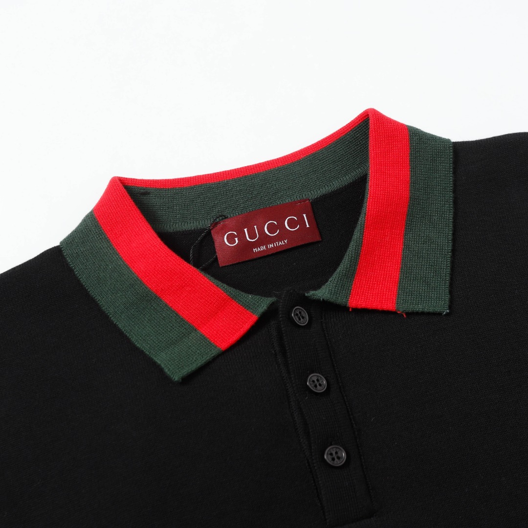 Pocket embroidered small logo knitted Polo