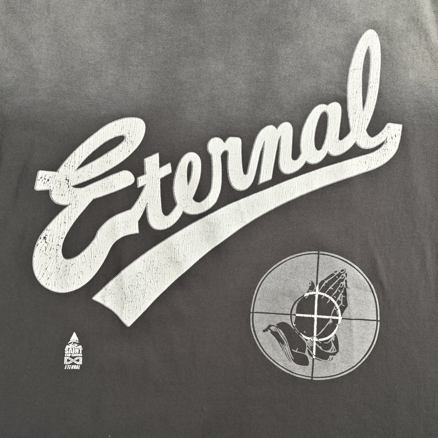 25ss Prayer Heart Print Short Sleeve T-Shirt