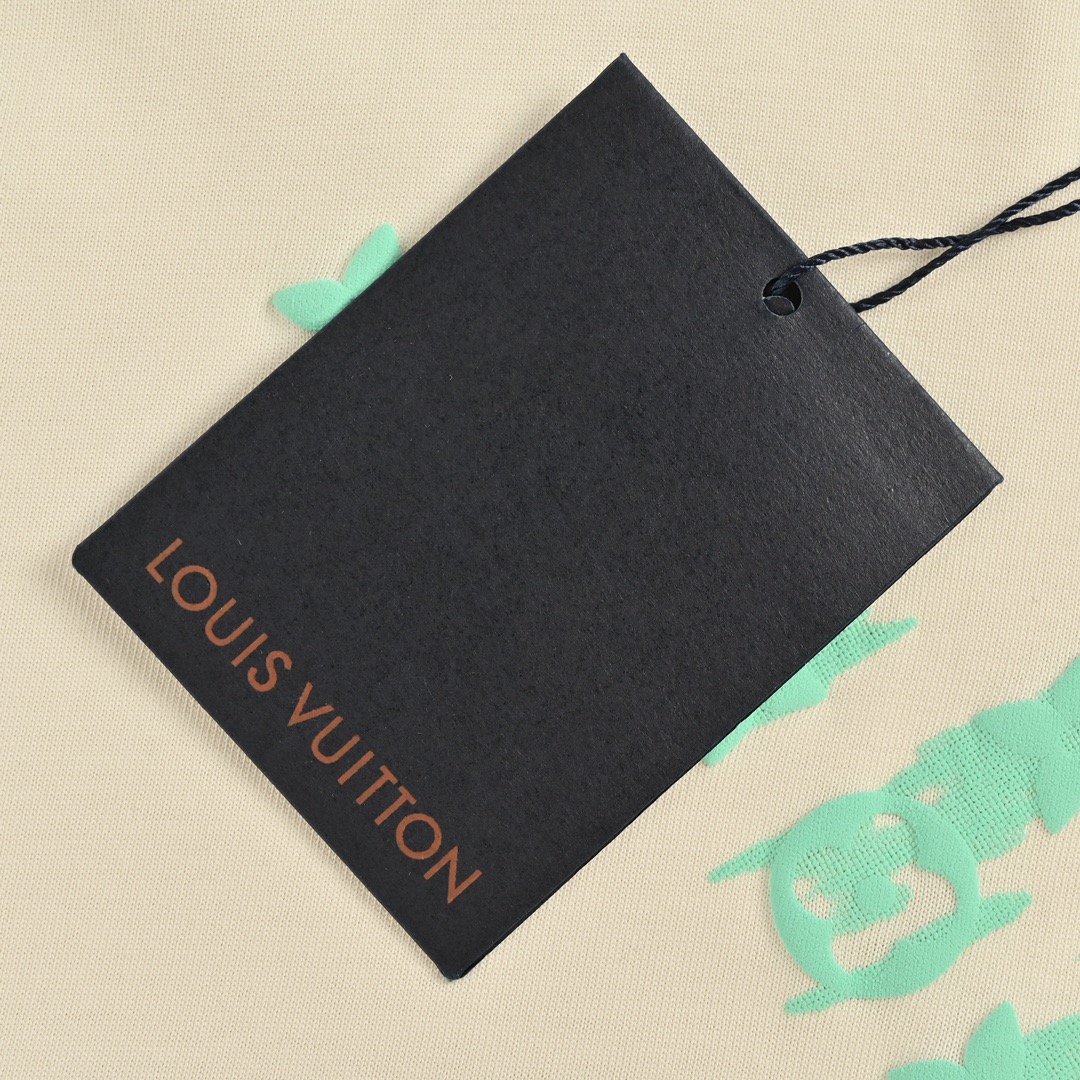 24ss Gradient old flower foam print short sleeve T-shirt