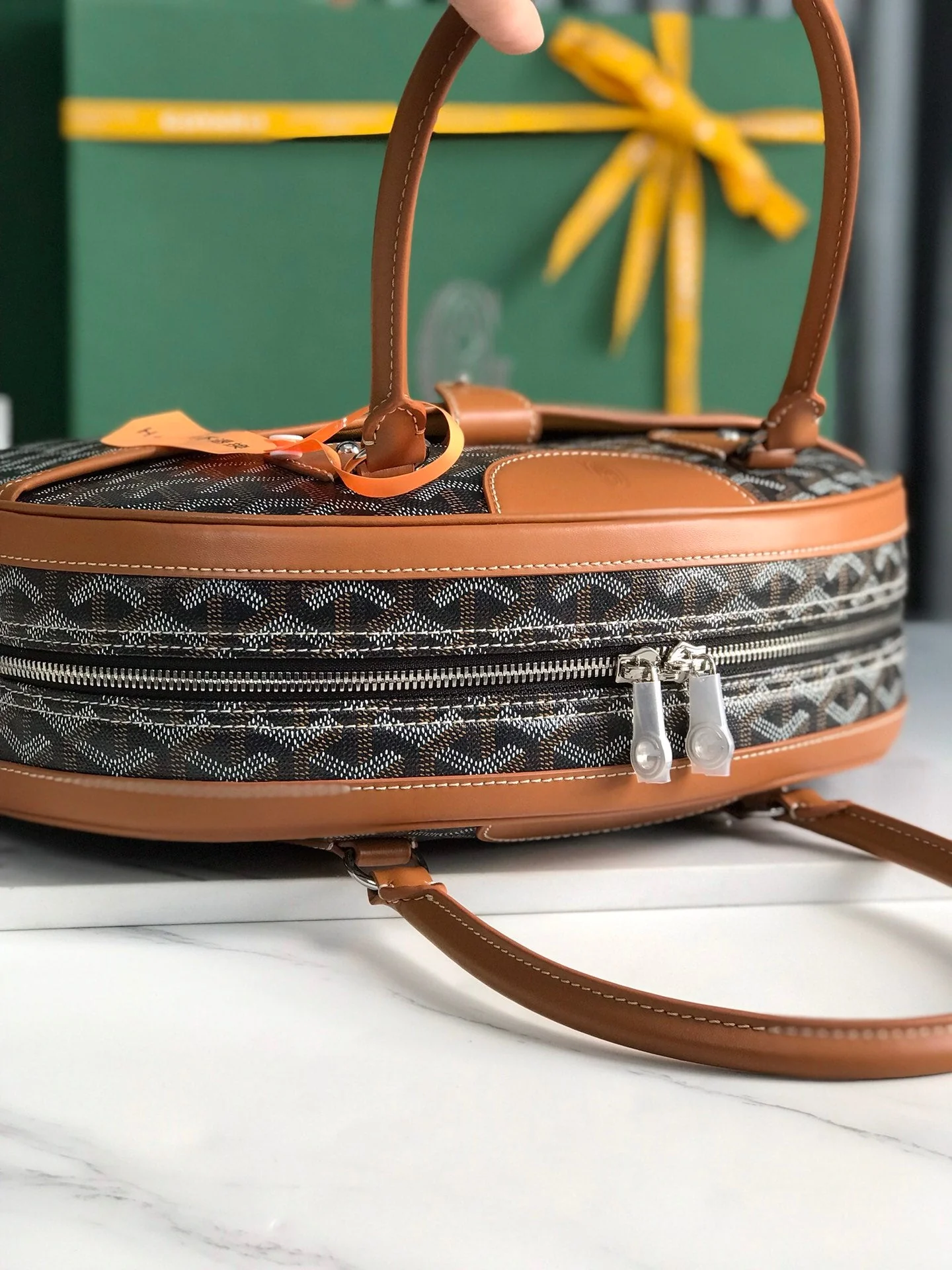 Tan Calfskin Handbag