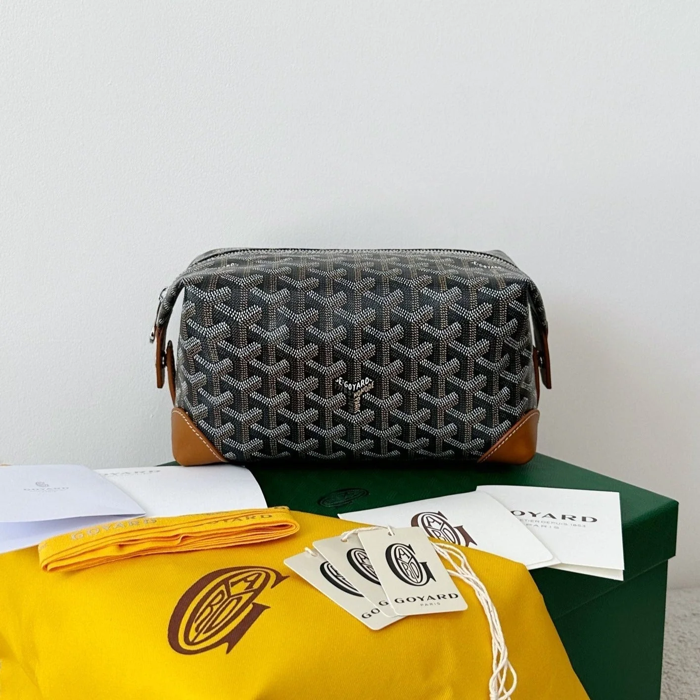 Cosmetic Bag 24CM Black Tan