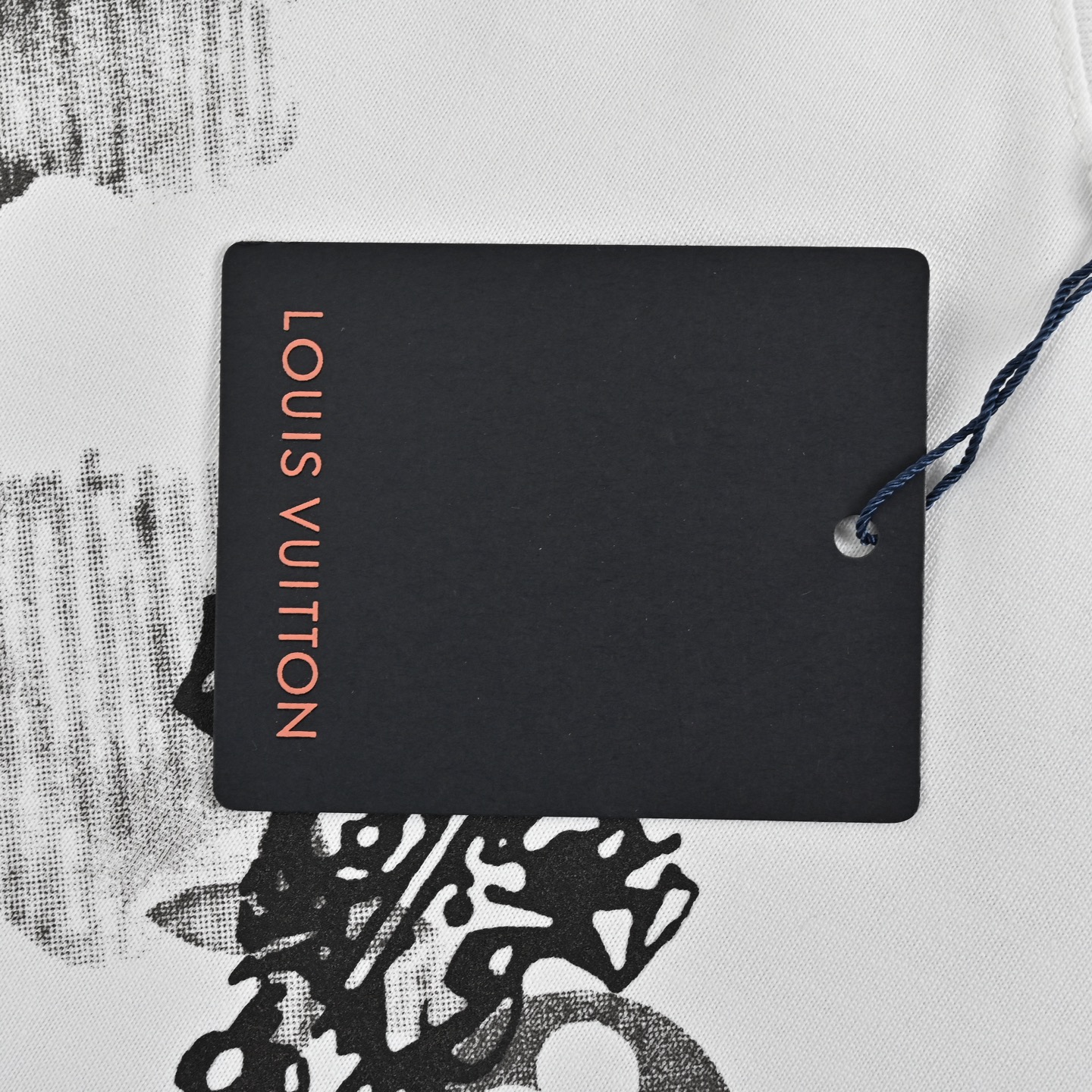 Ink embroidered lettering T-shirt