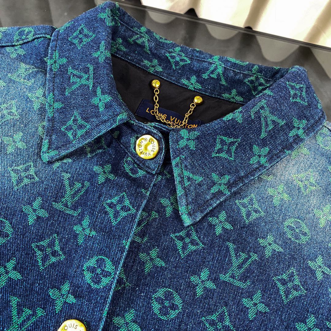 Rainbow Washed Denim Shirt