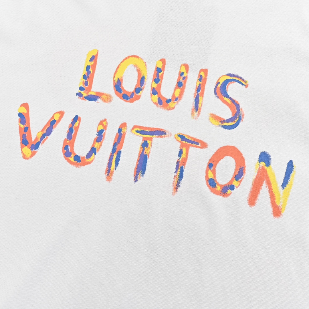 Hand-painted funny print T-shirt