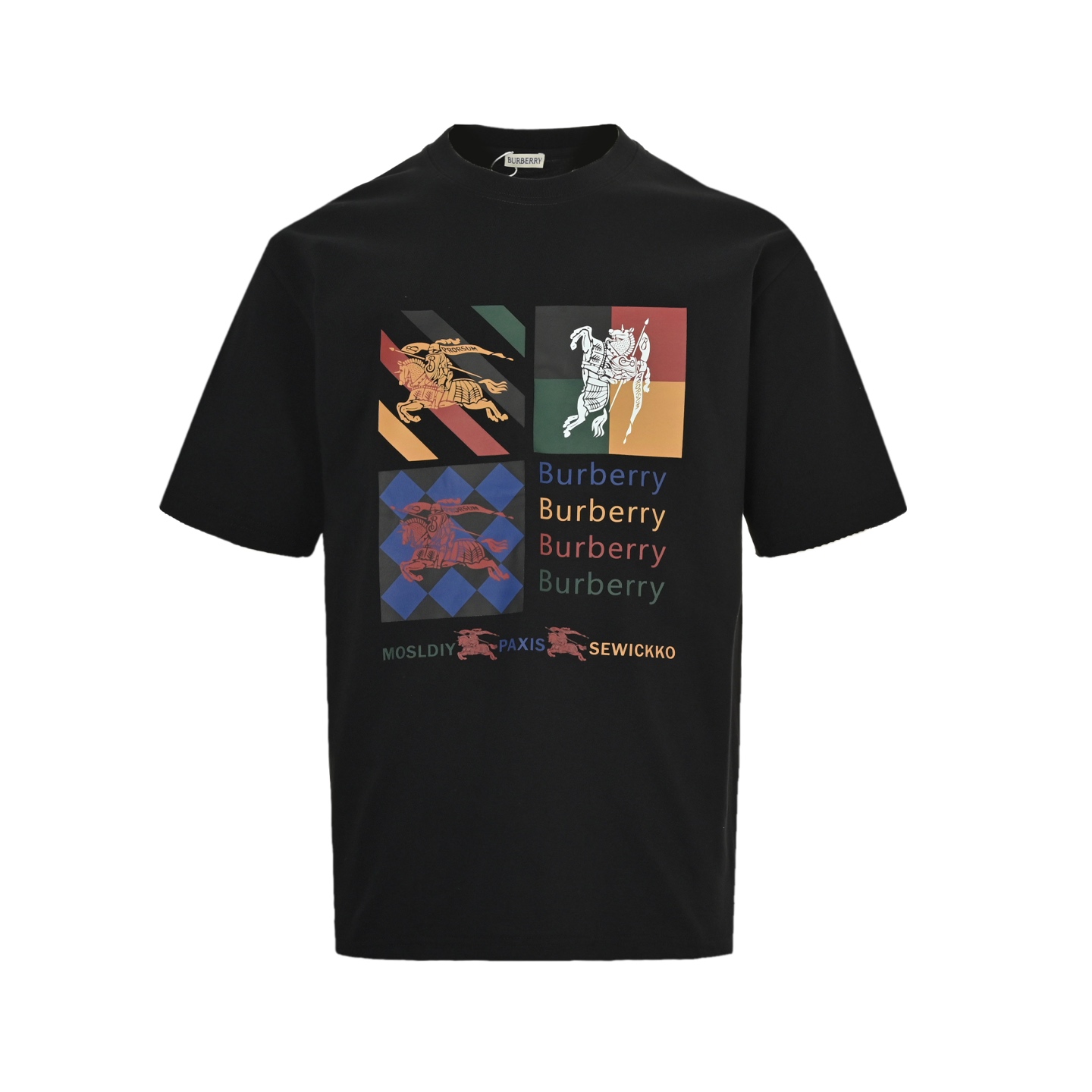 25SS Block-Style War Horse Graphic T-Shirt